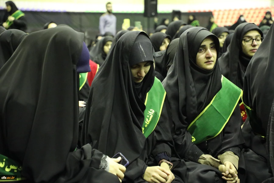 مراسم وداع با پیکر مطهر دانشجومعلم شهیده فائزه رحیمی- پردیس نسیبه  9