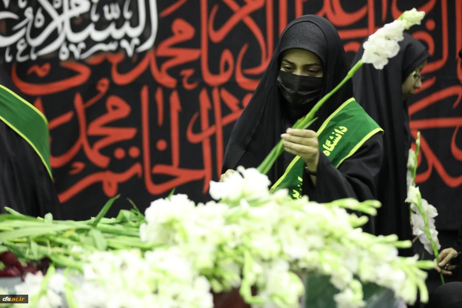 مراسم وداع با پیکر مطهر دانشجومعلم شهیده فائزه رحیمی- پردیس نسیبه  18