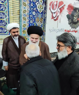 حضور و سخنرانی آیت الله توکل نماینده مردم استان مازندران و عضو مجلس خبرگان رهبری در سومین روز مراسم شهیده بزرگوار فائزه رحیمی 3