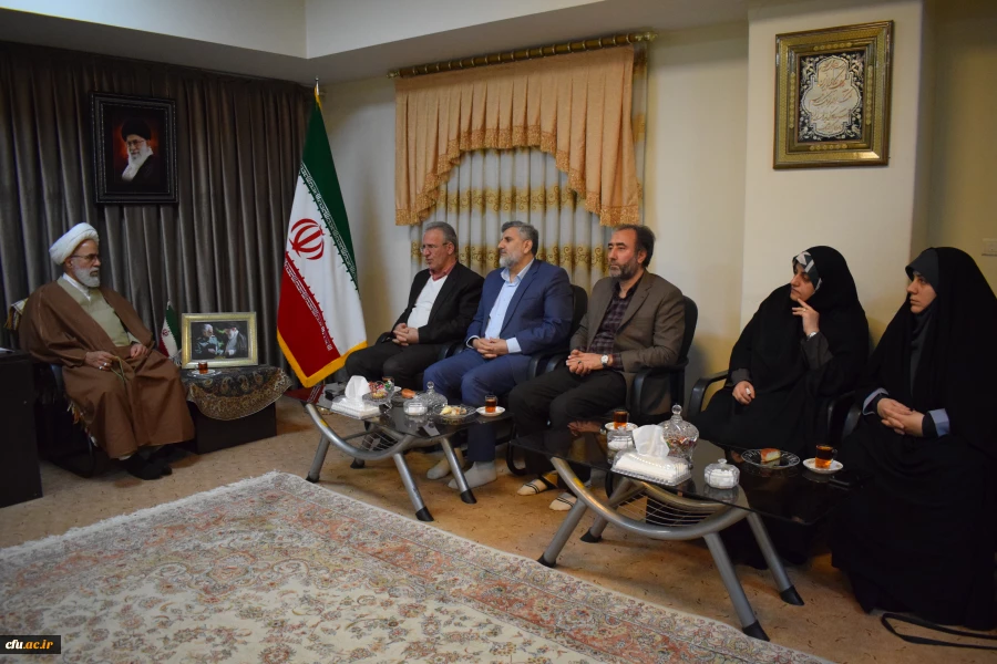 دیدار هیات رئیسه دانشگاه فرهنگیان کرمانشاه با نماینده ولی فقیه در استان و امام جمعه کرمانشاه 2