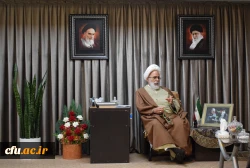 دیدار هیات رئیسه دانشگاه فرهنگیان کرمانشاه با نماینده ولی فقیه در استان و امام جمعه کرمانشاه 3