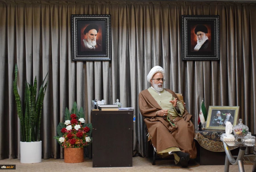 دیدار هیات رئیسه دانشگاه فرهنگیان کرمانشاه با نماینده ولی فقیه در استان و امام جمعه کرمانشاه 3