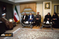 دیدار هیات رئیسه دانشگاه فرهنگیان کرمانشاه با نماینده ولی فقیه در استان و امام جمعه کرمانشاه 5