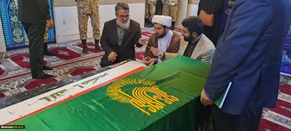 دعوت از جناب آقای غلامحسن علیزاده» مدیرکل امور شاهد و ایثارگران دانشگاه فرهنگیان کشور در اداره کل حفظ آثار و نشر ارزش های دفاع مقدس خوزستان 2