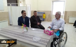 دیدار رئیس دانشگاه فرهنگیان استان از جانبازان آسایشگاه ایثار کرمان 5