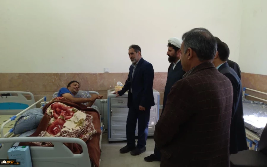 دیدار رئیس دانشگاه فرهنگیان استان از جانبازان آسایشگاه ایثار کرمان 6