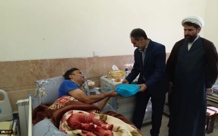 دیدار رئیس دانشگاه فرهنگیان استان از جانبازان آسایشگاه ایثار کرمان 4