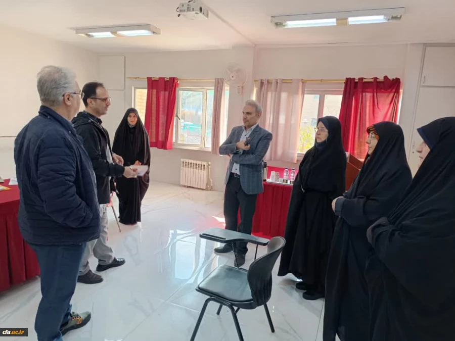 بازدید مدیران و کارشناسان سازمان اداری و استخدامی از فرآیند ارزیابی تکمیلی دانشگاه فرهنگیان 2