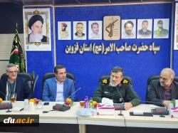 دیدار هیات رئیسه دانشگاه فرهنگیان استان قزوین با فرمانده سپاه صاحب الامر (عج) استان به مناسبت گرامیداشت روز پاسدار 9