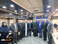 دیدار هیات رئیسه دانشگاه فرهنگیان استان قزوین با فرمانده سپاه صاحب الامر (عج) استان به مناسبت گرامیداشت روز پاسدار 12
