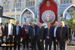 تجدید میثاق شرکت کنندگان در اولین نشست دومین همایش ملی تربیت درمکتب شهید سلیمانی با آرمان های شهدا 6