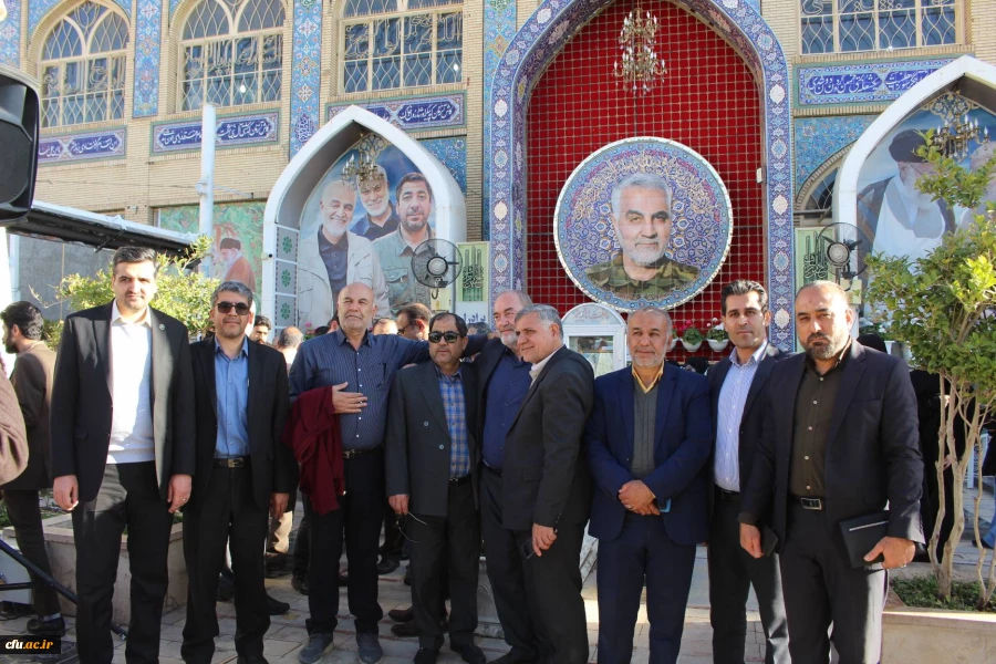 تجدید میثاق شرکت کنندگان در اولین نشست دومین همایش ملی تربیت درمکتب شهید سلیمانی با آرمان های شهدا 6