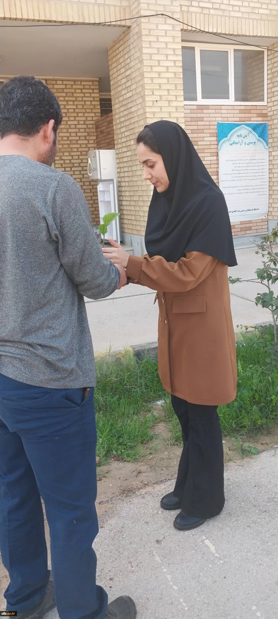 به مناسبت روز درختکاری؛  چندین اصله نهال در پردیس های دانشگاه فرهنگیان استان بوشهر غرس شد 6