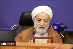 دیدار هیات رئیسه دانشگاه فرهنگیان با حجت الاسلام و المسلمین قرائتی 5