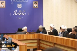 دیدار هیات رئیسه دانشگاه فرهنگیان با حجت الاسلام و المسلمین قرائتی 7