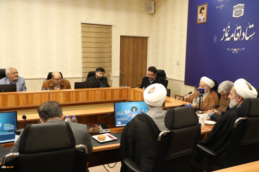دیدار هیات رئیسه دانشگاه فرهنگیان با حجت الاسلام و المسلمین قرائتی 10