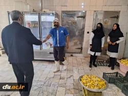 بازدید دکتر رجبعلی برزویی رئیس دانشگاه فرهنگیان از مدیریت و پردیس های شهید مطهری و رسالت دانشگاه فرهنگیان استان سیستان و بلوچستان و حضور در جمع دانشجومعلمان و بازدید از بناها و امکانات مراکز دانشگاه فرهنگیان استان و بازدید از روند پخت و سرو غذا در پردیس ه