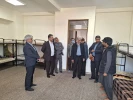 بازدید دکتر رجبعلی برزویی رئیس دانشگاه فرهنگیان از مدیریت و پردیس های شهید مطهری و رسالت دانشگاه فرهنگیان استان سیستان و بلوچستان و حضور در جمع دانشجومعلمان و بازدید از بناها و امکانات مراکز دانشگاه فرهنگیان استان و بازدید از روند پخت و سرو غذا در پردیس ه