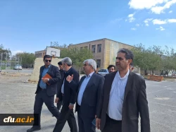 بازدید دکتر رجبعلی برزویی رئیس دانشگاه فرهنگیان از مدیریت و پردیس های شهید مطهری و رسالت دانشگاه فرهنگیان استان سیستان و بلوچستان و حضور در جمع دانشجومعلمان و بازدید از بناها و امکانات مراکز دانشگاه فرهنگیان استان و بازدید از روند پخت و سرو غذا در پردیس ه