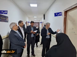 بازدید دکتر رجبعلی برزویی رئیس دانشگاه فرهنگیان از مدیریت و پردیس های شهید مطهری و رسالت دانشگاه فرهنگیان استان سیستان و بلوچستان و حضور در جمع دانشجومعلمان و بازدید از بناها و امکانات مراکز دانشگاه فرهنگیان استان و بازدید از روند پخت و سرو غذا در پردیس ه