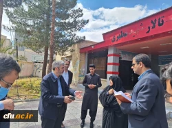 بازدید دکتر رجبعلی برزویی رئیس دانشگاه فرهنگیان از مدیریت و پردیس های شهید مطهری و رسالت دانشگاه فرهنگیان استان سیستان و بلوچستان و حضور در جمع دانشجومعلمان و بازدید از بناها و امکانات مراکز دانشگاه فرهنگیان استان و بازدید از روند پخت و سرو غذا در پردیس ه