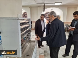 بازدید دکتر رجبعلی برزویی رئیس دانشگاه فرهنگیان از مدیریت و پردیس های شهید مطهری و رسالت دانشگاه فرهنگیان استان سیستان و بلوچستان و حضور در جمع دانشجومعلمان و بازدید از بناها و امکانات مراکز دانشگاه فرهنگیان استان و بازدید از روند پخت و سرو غذا در پردیس ه