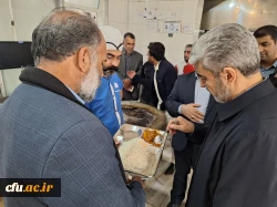 بازدید دکتر رجبعلی برزویی رئیس دانشگاه فرهنگیان از مدیریت و پردیس های شهید مطهری و رسالت دانشگاه فرهنگیان استان سیستان و بلوچستان و حضور در جمع دانشجومعلمان و بازدید از بناها و امکانات مراکز دانشگاه فرهنگیان استان و بازدید از روند پخت و سرو غذا در پردیس ه