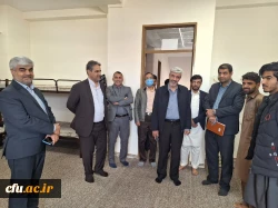 بازدید دکتر رجبعلی برزویی رئیس دانشگاه فرهنگیان از مدیریت و پردیس های شهید مطهری و رسالت دانشگاه فرهنگیان استان سیستان و بلوچستان و حضور در جمع دانشجومعلمان و بازدید از بناها و امکانات مراکز دانشگاه فرهنگیان استان و بازدید از روند پخت و سرو غذا در پردیس ه