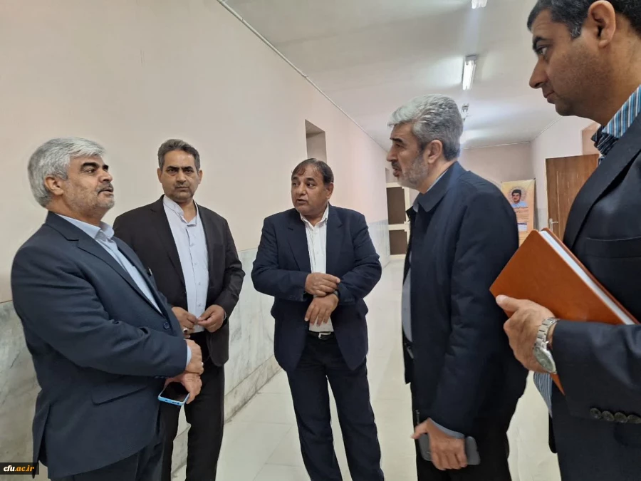 بازدید دکتر رجبعلی برزویی رئیس دانشگاه فرهنگیان از مدیریت و پردیس های شهید مطهری و رسالت دانشگاه فرهنگیان استان سیستان و بلوچستان و حضور در جمع دانشجومعلمان و بازدید از بناها و امکانات مراکز دانشگاه فرهنگیان استان و بازدید از روند پخت و سرو غذا در پردیس ه