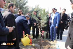 غرس نهال با هدف پردیس سبز و گرامیداشت یاد و خاطره شهدای دانشجو معلم در دانشگاه فرهنگیان آذربایجان شرقی 14