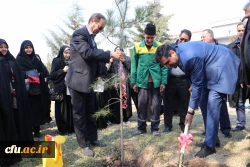 غرس نهال با هدف پردیس سبز و گرامیداشت یاد و خاطره شهدای دانشجو معلم در دانشگاه فرهنگیان آذربایجان شرقی 15