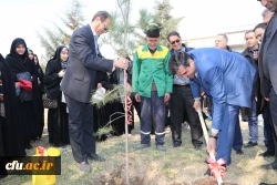 غرس نهال با هدف پردیس سبز و گرامیداشت یاد و خاطره شهدای دانشجو معلم در دانشگاه فرهنگیان آذربایجان شرقی 16