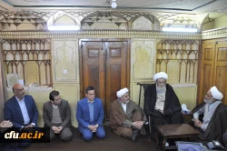 دیدار هیات رئیسه دانشگاه فرهنگیان استان اصفهان با مرجع عالیقدر حضرت آیت الله حسین مظاهری 3