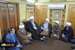 دیدار هیات رئیسه دانشگاه فرهنگیان استان اصفهان با مرجع عالیقدر حضرت آیت الله حسین مظاهری 4
