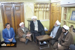 دیدار هیات رئیسه دانشگاه فرهنگیان استان اصفهان با مرجع عالیقدر حضرت آیت الله حسین مظاهری 5