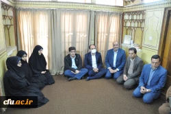 دیدار هیات رئیسه دانشگاه فرهنگیان استان اصفهان با مرجع عالیقدر حضرت آیت الله حسین مظاهری 7