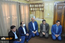 دیدار هیات رئیسه دانشگاه فرهنگیان استان اصفهان با مرجع عالیقدر حضرت آیت الله حسین مظاهری 9