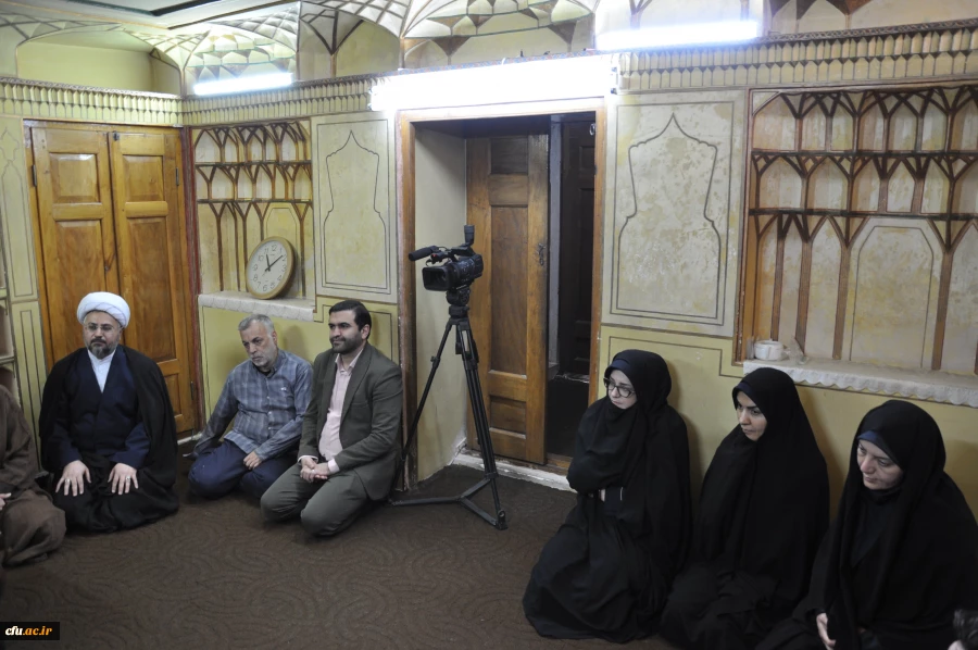 دیدار هیات رئیسه دانشگاه فرهنگیان استان اصفهان با مرجع عالیقدر حضرت آیت الله حسین مظاهری 10