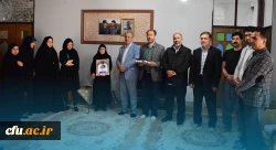 دیدار هیات رئیسه دانشگاه فرهنگیان کرمانشاه با خانواده شهید محسن مظفریان 2