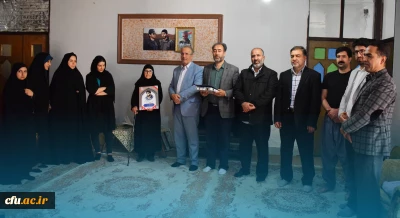 دیدار هیات رئیسه دانشگاه فرهنگیان کرمانشاه با خانواده شهید محسن مظفریان