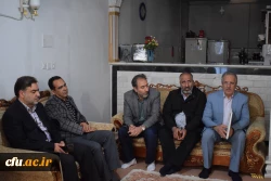 دیدار هیات رئیسه دانشگاه فرهنگیان کرمانشاه با خانواده شهید محسن مظفریان 4