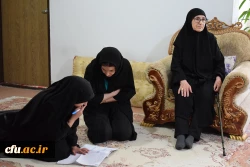 دیدار هیات رئیسه دانشگاه فرهنگیان کرمانشاه با خانواده شهید محسن مظفریان 9