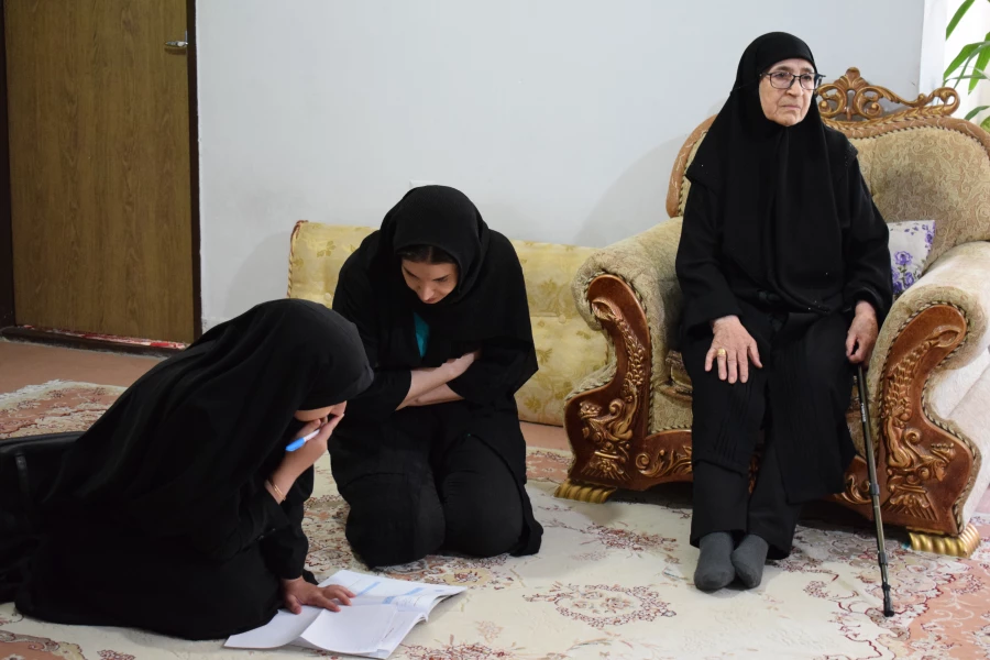 دیدار هیات رئیسه دانشگاه فرهنگیان کرمانشاه با خانواده شهید محسن مظفریان 9