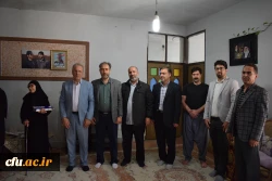 دیدار هیات رئیسه دانشگاه فرهنگیان کرمانشاه با خانواده شهید محسن مظفریان 16