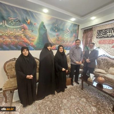 دیدار مدیر کل اداره امور شاهد و ایثارگران با خانواده شهیده فائزه رحیمی