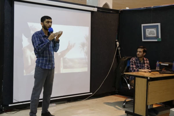 پرده خوانی قرآنی دانشجو معلمان در سی و یکمین نمایشگاه بین المللی قرآن کریم 4