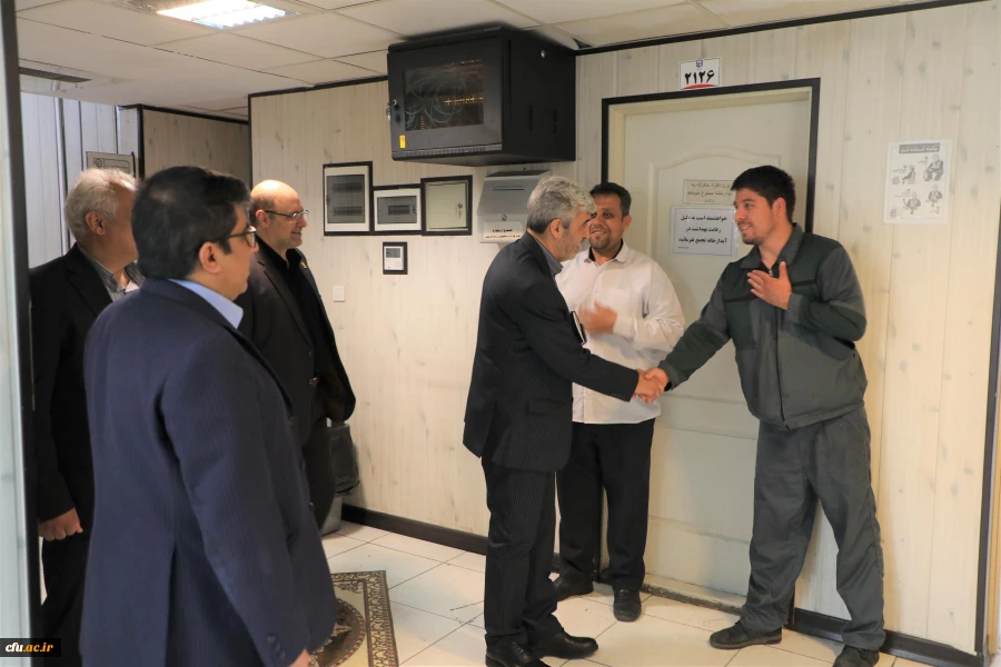 دیدار نوروزی رئیس دانشگاه فرهنگیان با همکاران سازمان مرکزی 5