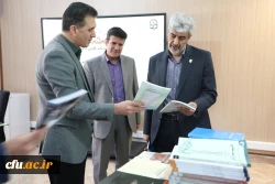 دیدار نوروزی رئیس دانشگاه فرهنگیان با همکاران سازمان مرکزی 12