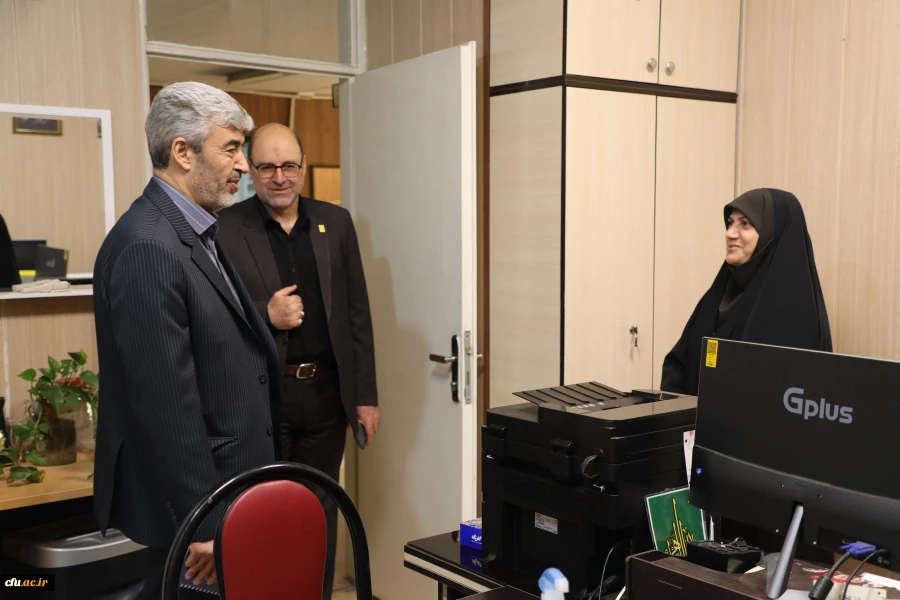 دیدار نوروزی رئیس دانشگاه فرهنگیان با همکاران سازمان مرکزی 13
