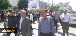 حضور باشکوه دانشگاهیان دانشگاه فرهنگیان استان بوشهر در راهپیمایی روز قدس  5